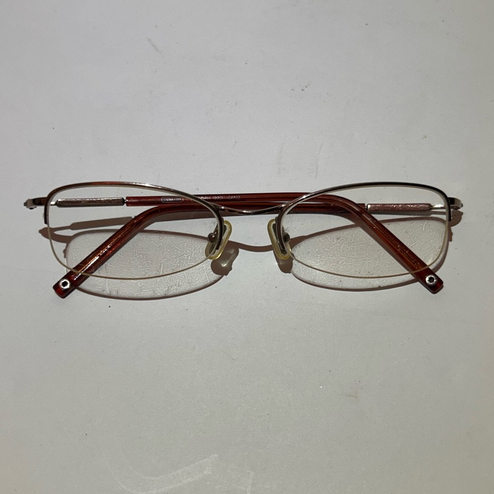 Coach Half Rimless Eyeglasses Hanna (105) Sand
